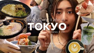 TRAVEL WITH ME & MY MUST VISIT food places in tokyo, japan 🇯🇵🍓✨