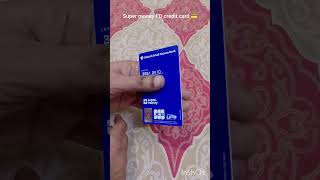 Super money FD credit card 💳 #unboxingworld #supermoneycard #creditcard