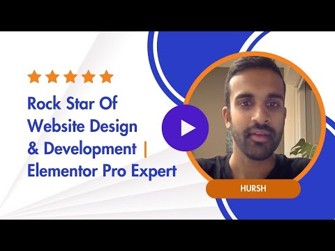 Rock Star Of Website Design & Development | Elementor Pro Expert