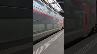 Traveling from Paris to Zurich by train #trainride #tgvlyra #sncf #travelbytrain