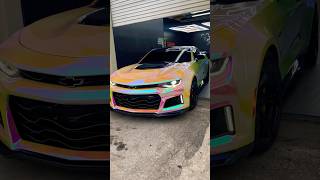 Zl1 Camaro Neo chrome #zl1 #camaro #v8 #neochrome #carsofinstagram #paintisdead
