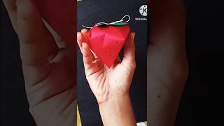 diy strawberry 🍓 craft #easy #craft #craftlover #artandcraft #shorts #shortvideo #ytshorts #youtube