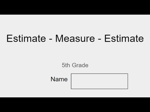 Estimate, Measure, Estimate Day 127