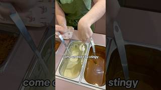 Don’t be stingy 😱😱 #waffleshop #waffle #wafflewands #chocolate