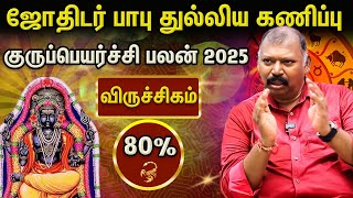 விருச்சிக ராசி 2025 குரு பெயர்ச்சி: எச்சரிக்கை அவசியம்! | Naadi Jothidar Babu | Aanmeega glitz