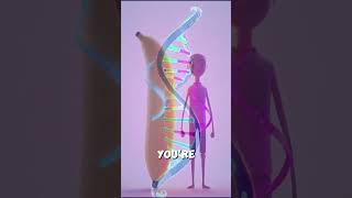 You Share 60% of Your DNA with a Banana?! 🍌🧬 | Crazy Science Fact #Shorts