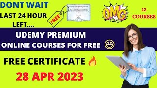 Udemy Free Courses | Udemy Free Courses Certificate Coupon Code | Tech-Savvy Vinay |#udemy |#28april