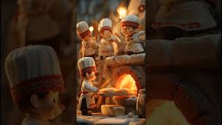 Tiny Chefs make Flat Bread #cute #ai #aiart #aicreation #tinychef #whimsicalscene #dreamart #aivideo