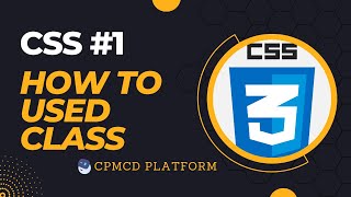 How to used class in css #cpmcdplatform #webdevelopmentfullcourse #webdevelopmentedureka
