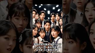 学生の恋が始まるランキング!あなたはいくつ当てはまる！？#mbti #恋愛 #恋愛心理 #恋愛心理学