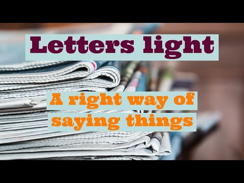 Letters light Intro