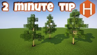 Easy Custom Trees 2 Minecraft 2 Minute Tip