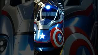 Trem Capitão América #marvel #dc #avengers #superhero #capitãoamerica