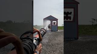 Spraying A Fire Hose #firerescue #shorts #spfd #fyp