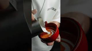 Latte art  #coffeetime #coffeeaddict #lateart