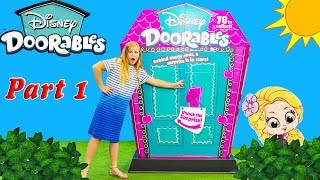 Assistant Discovers Disney Doorables with Tangled Rapunzel and Minnie Mouse Part 1