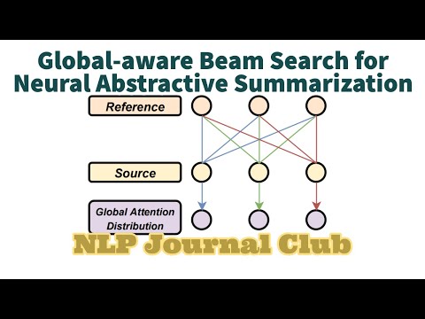 Global-aware Beam Search for Neural Abstractive Summarization | NLP Journal Club
