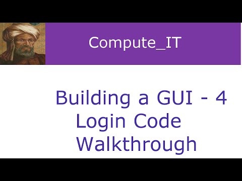 Building a GUI Code Walkthrough - Lesson 4