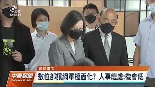 立委憂數發部使網軍檯面化 人事總處：機率微乎其微｜20221012 公視中晝新聞