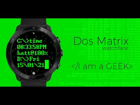 Dos Matrix Watchface Pro V3.1