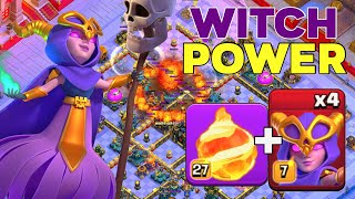 NO BASE SURVIVE! TH17 Warden Walk Fireball Super Witch Legend League Attacks!