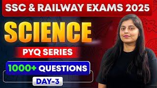 Science Previous Year Questions Series for SSC & Railway Exams 2025 | Science by Ritika Mam