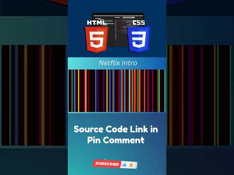 Netflix Intro Animation using HTML, CSS and Animation With Source Code  #ai #coding #css #html