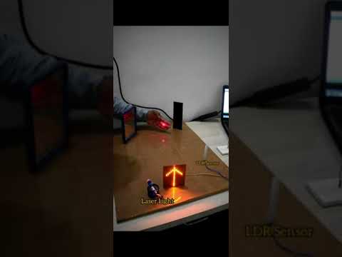 Laser light based security system ,home security project #short #trending #viral