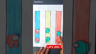 let's play Among us #shorts #amongus #art #diy #puzzle #puzzleart