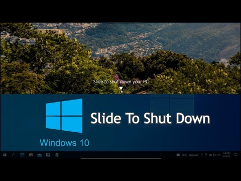 How to: Enable SlideToShutDown Windows 10