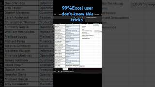 #99%excel user don't know this trick#Spreadsheet#ExcelFocus#ExcelGeniu #ExcelLife #ExcelAddict