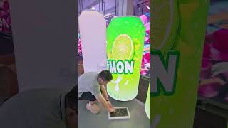 Can-shaped LED display.#eagerled #leddisplay #ledwall #ledscreen