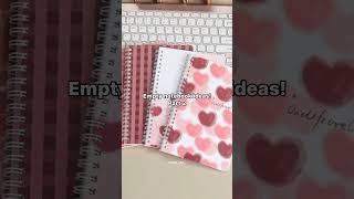 empty notebook ideas part 2 📒 #shorts #trending #journal