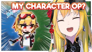 Kaela happy to play her OP character in HoloCure  !!!