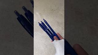 ASMR Refilling my fav gel pens 🩵🫧 #shorts #gelpens #refill #asmr #aesthetic #uniball