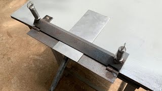 Make A Simple Sheet Metal Bending Tool- DIY Projects