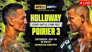 UFC 318: Holloway vs. Poirier 3 |  LIVE STREAM MMA Fight Companion | PRELIMS & MAIN CARD | Louisiana