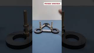 🧲 Magnet Trick That Looks Impossible! | Science Experiment #shorts #physicsspectrum