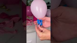 Making a birthday balloon mosaic to surprise my toddler with!! DIY birthday decorations!
