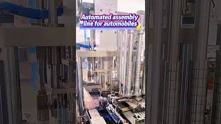 Automated assembly line for automobiles  #customautomation #factoryproducts #machine #factory