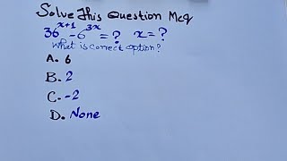 Solving Exponent Question || Exponents MCQ Class 9 & 10 | solve this question brain out #mathproblem