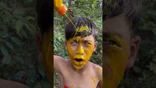 Survival Skills: SMART idea and USEFUL in forest #bushcraft #outdoors #survival #smart #shorts