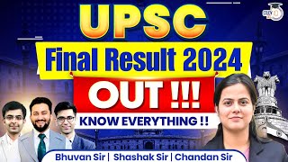 UPSC RESULT 2025 | UPSC 2024 FINAL RESULT OUT | TOP 20 RANKS IN UPSC DECLARED | STUDYIQ IAS
