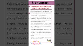 Write about three things you want to achieve this year #shorts #a2level #writing #learnenglish