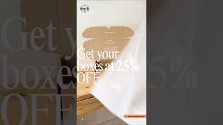 25% Off on Custom boxes