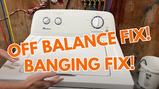 Washer Off Balance? Easy Fix for Whirlpool, Amana, Roper & Inglis (With Shock Kit Guide)