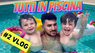 FIRST TIME IN THE POOL SUMMER 2025☀️💙