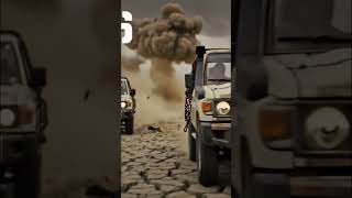Missile Incoming Still Rolling #ToyotaSurvivor #PostApocalypse #MissileStrike #Desert #YouTube#hilux