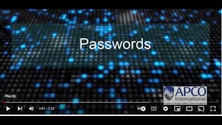 National Cybersecurity Awareness Week Tip of the Week: Passwords