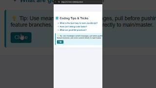 Top 3 Coding Tips You Must Know! 💻 JavaScript + Git Tricks